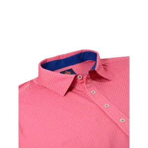 Donald Ross Mens Sport Fit Beau Polo - PEONY