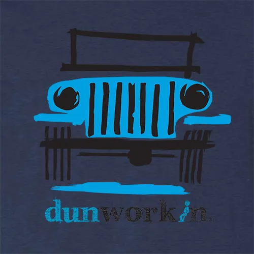 Dunworkin 4x4 Unisex Lightweight Cotton/Poly Blend SS Tee