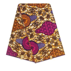 Egyptian Blend African Printed Wax Cotton Fabric