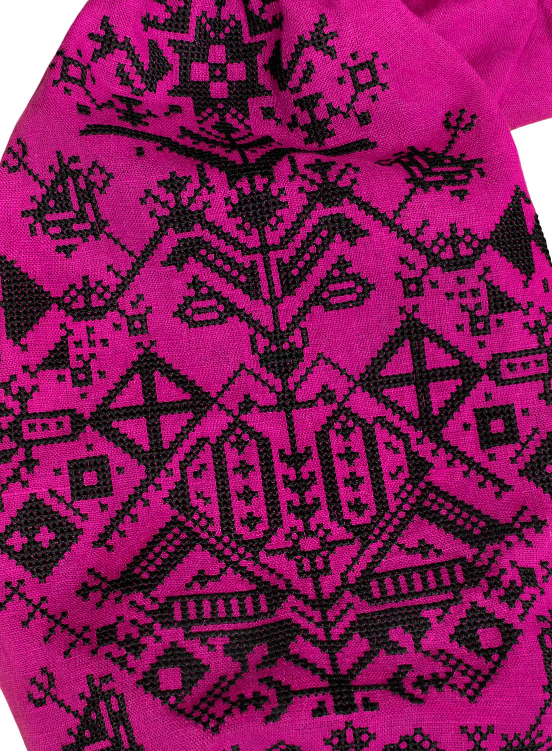 Fuchsia Boho style Kaftan