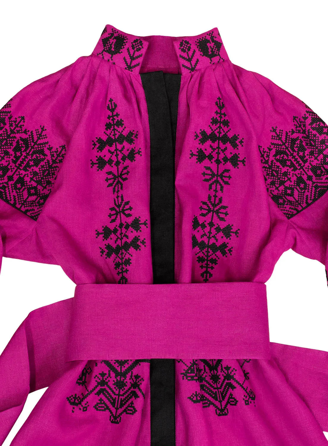 Fuchsia Boho style Kaftan