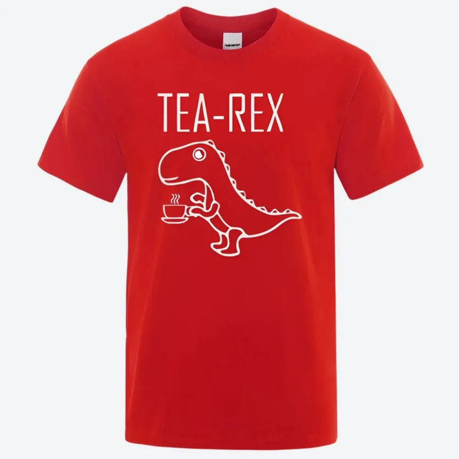 Funny Tea-Rex Dinosaur Graphic T-Shirts