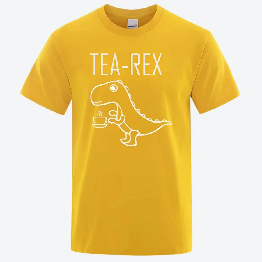 Funny Tea-Rex Dinosaur Graphic T-Shirts
