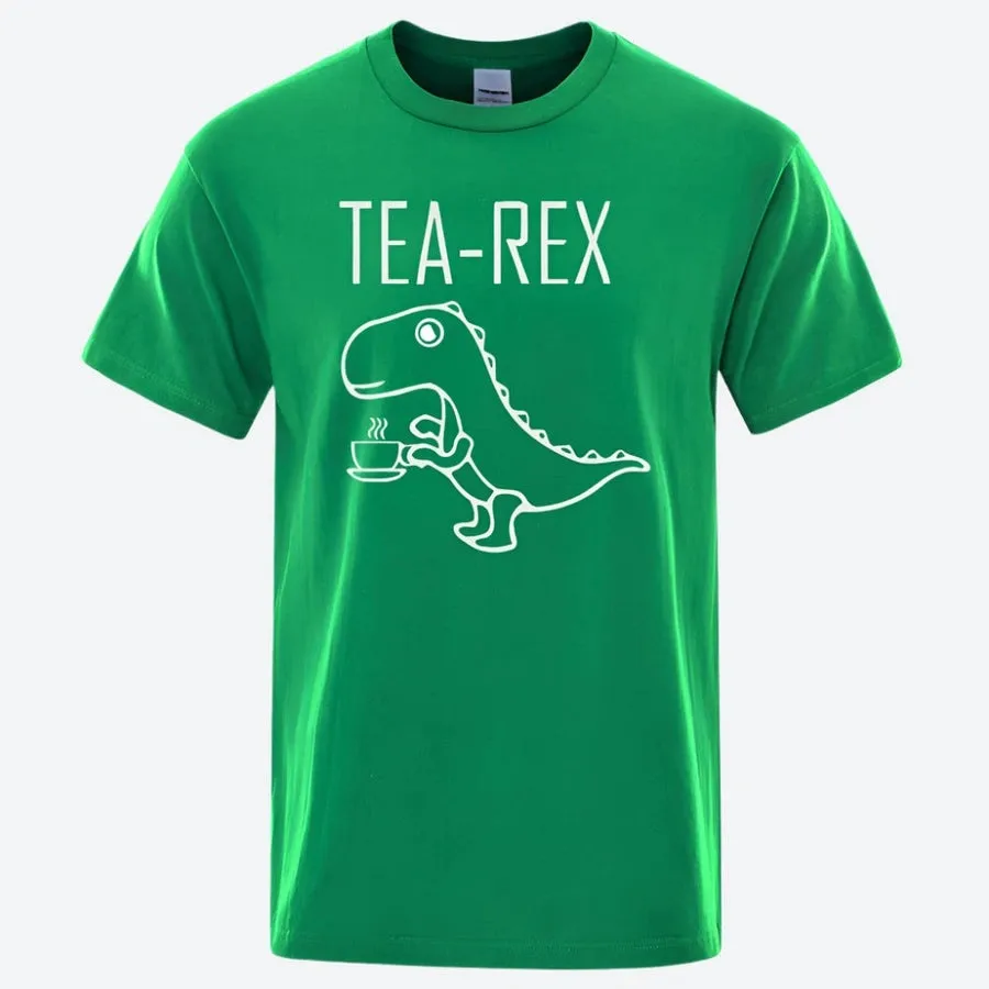 Funny Tea-Rex Dinosaur Graphic T-Shirts