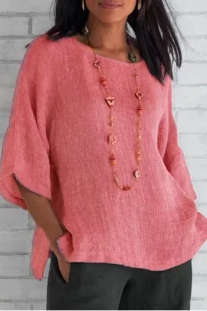 Half Sleeve Solid Color T-shirt