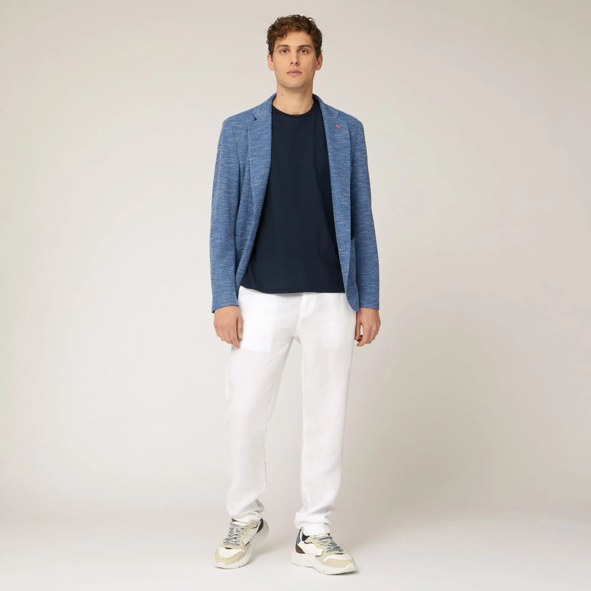 Harmont & Blaine Linen Pants - White