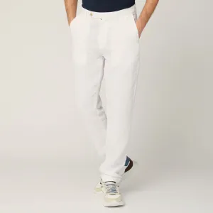 Harmont & Blaine Linen Pants - White