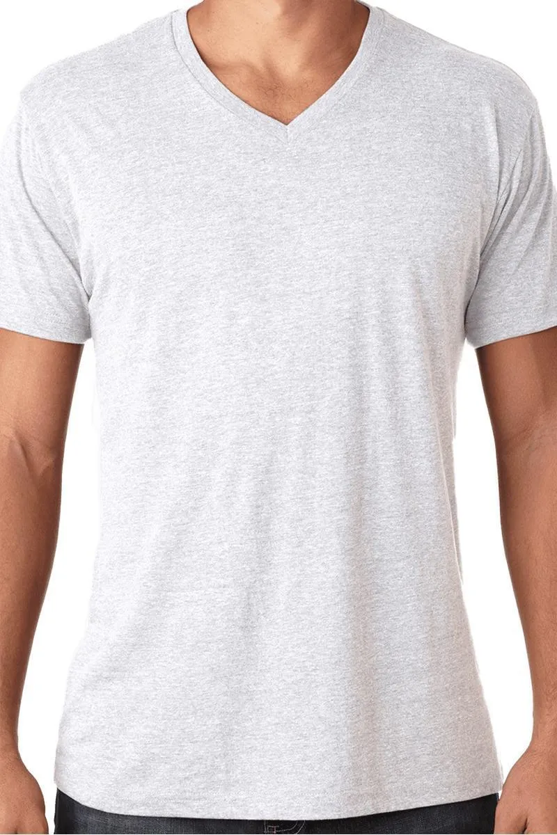 Here For The Beads Mardi Gras Tri-Blend V Neck Tee