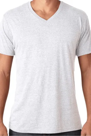Here For The Beads Mardi Gras Tri-Blend V Neck Tee