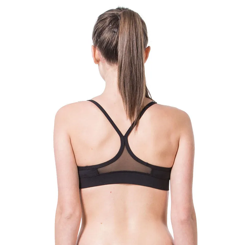 Hollow Mesh Breathable Sports Bra