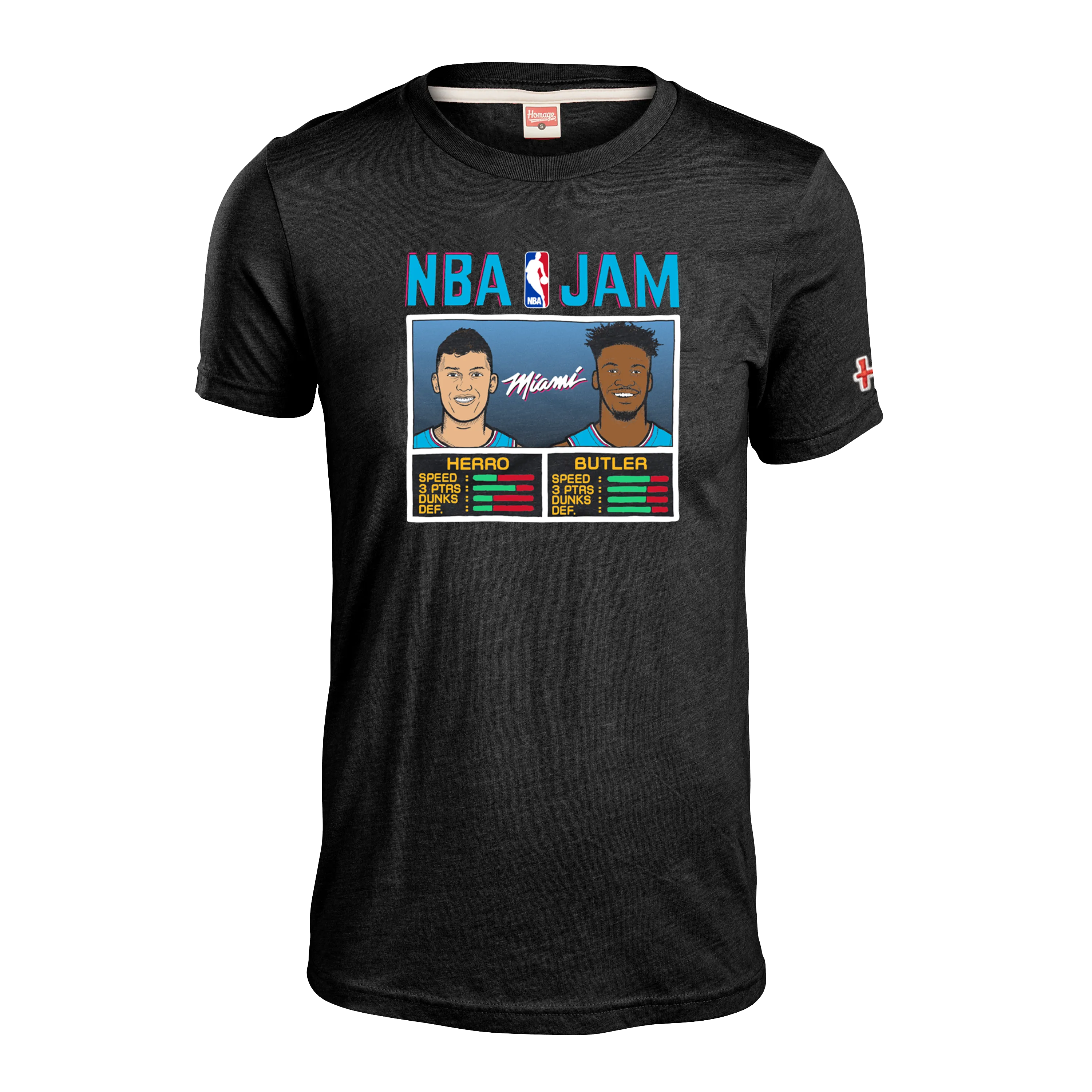 Homage Butler & Herro NBA JAM ViceWave Tee