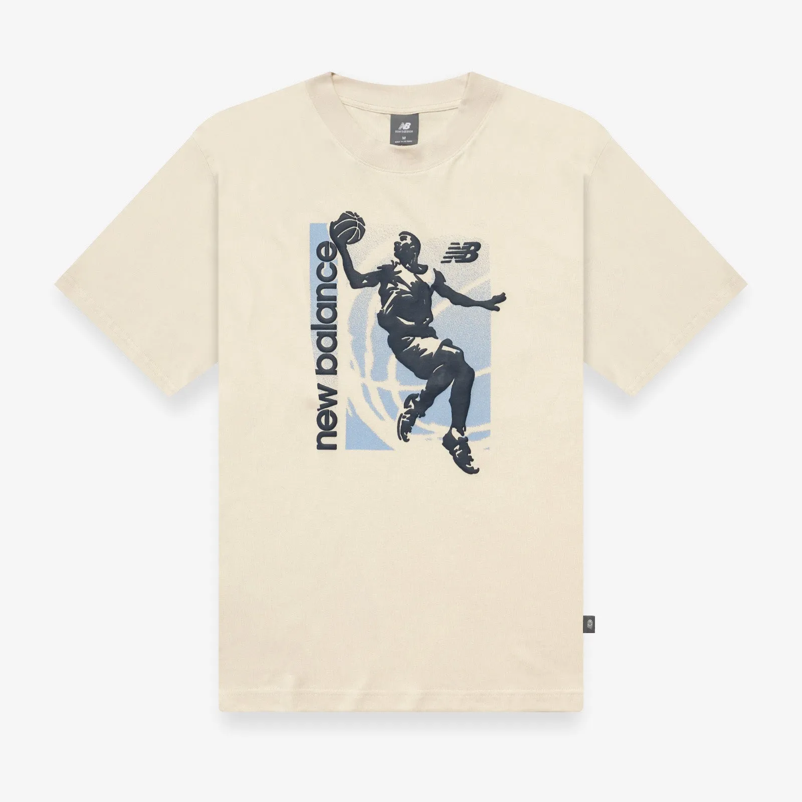 Hoops Graphic Vintage T-Shirt - Linen