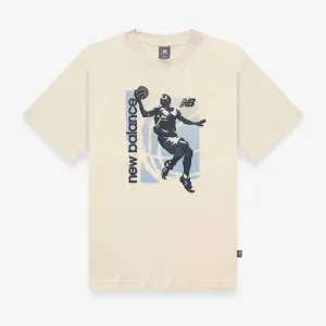 Hoops Graphic Vintage T-Shirt - Linen