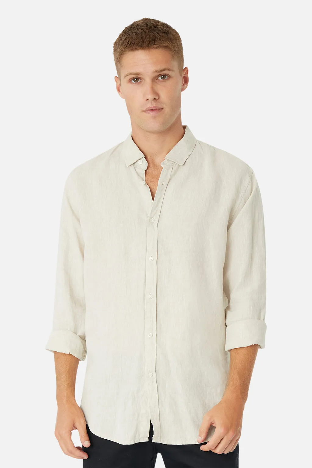 Industrie The Tennyson Linen Long Sleeve Shirt - 7 Colours