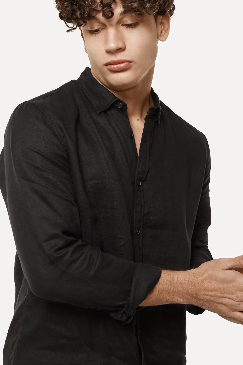 Industrie The Tennyson Linen Long Sleeve Shirt - 7 Colours