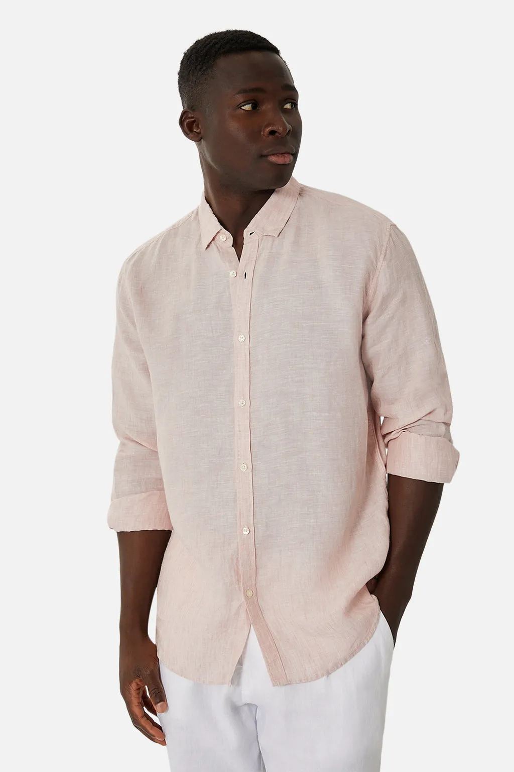 Industrie The Tennyson Linen Long Sleeve Shirt - 7 Colours