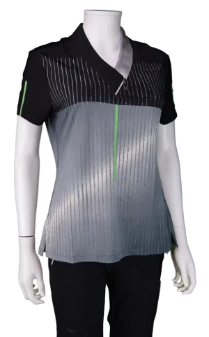 Jamie Sadock Short Sleeve Rain Print in Emerald 72106
