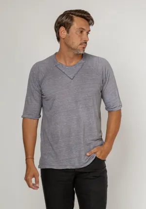 Jersey Linen Short Sleeve T-Shirt