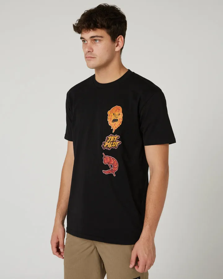 Jetpilot Yowie Mens Tee - Black