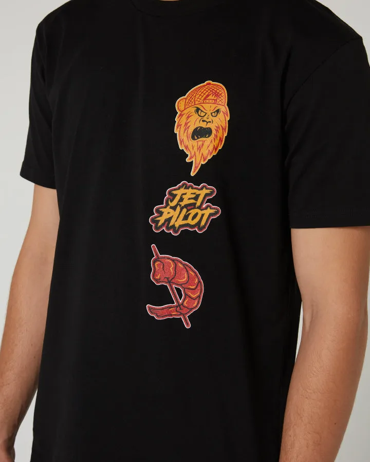 Jetpilot Yowie Mens Tee - Black