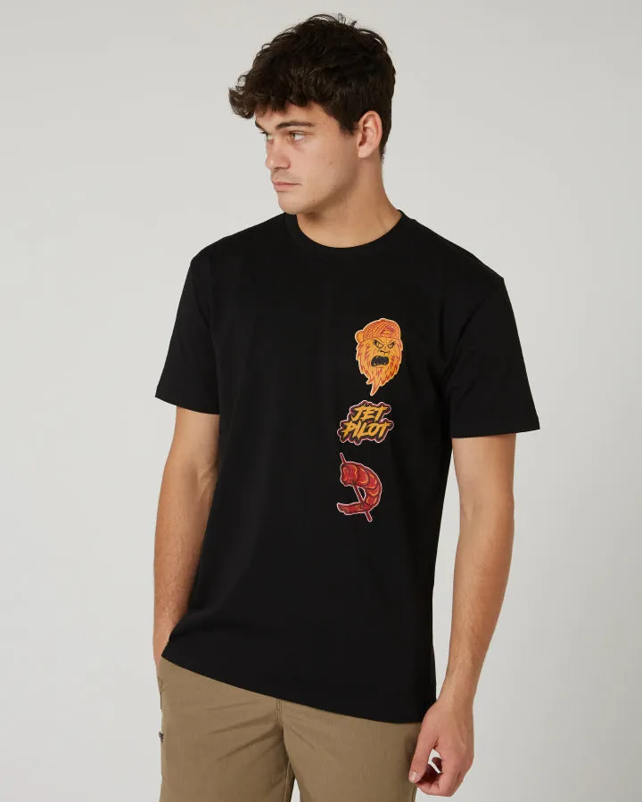 Jetpilot Yowie Mens Tee - Black