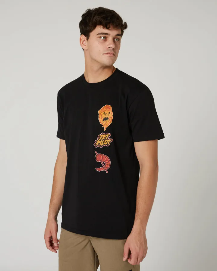 Jetpilot Yowie Mens Tee - Black