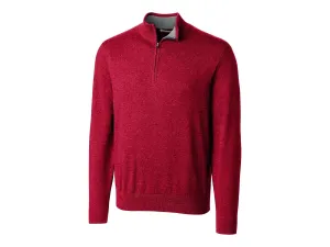 Lakemont Tri-Blend Mens Quarter Zip Pullover Sweater
