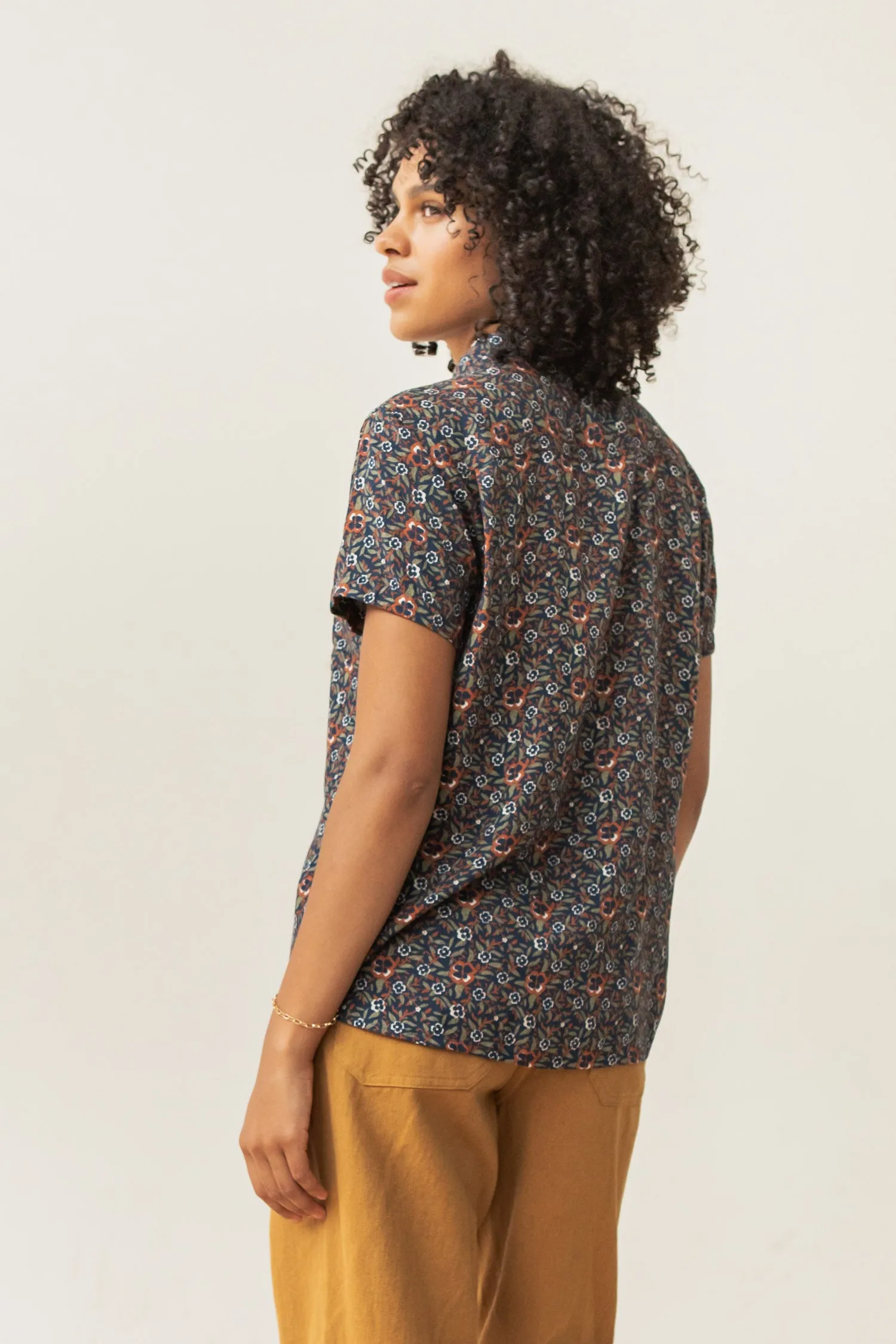 Lana Shirt / Midnight Floral