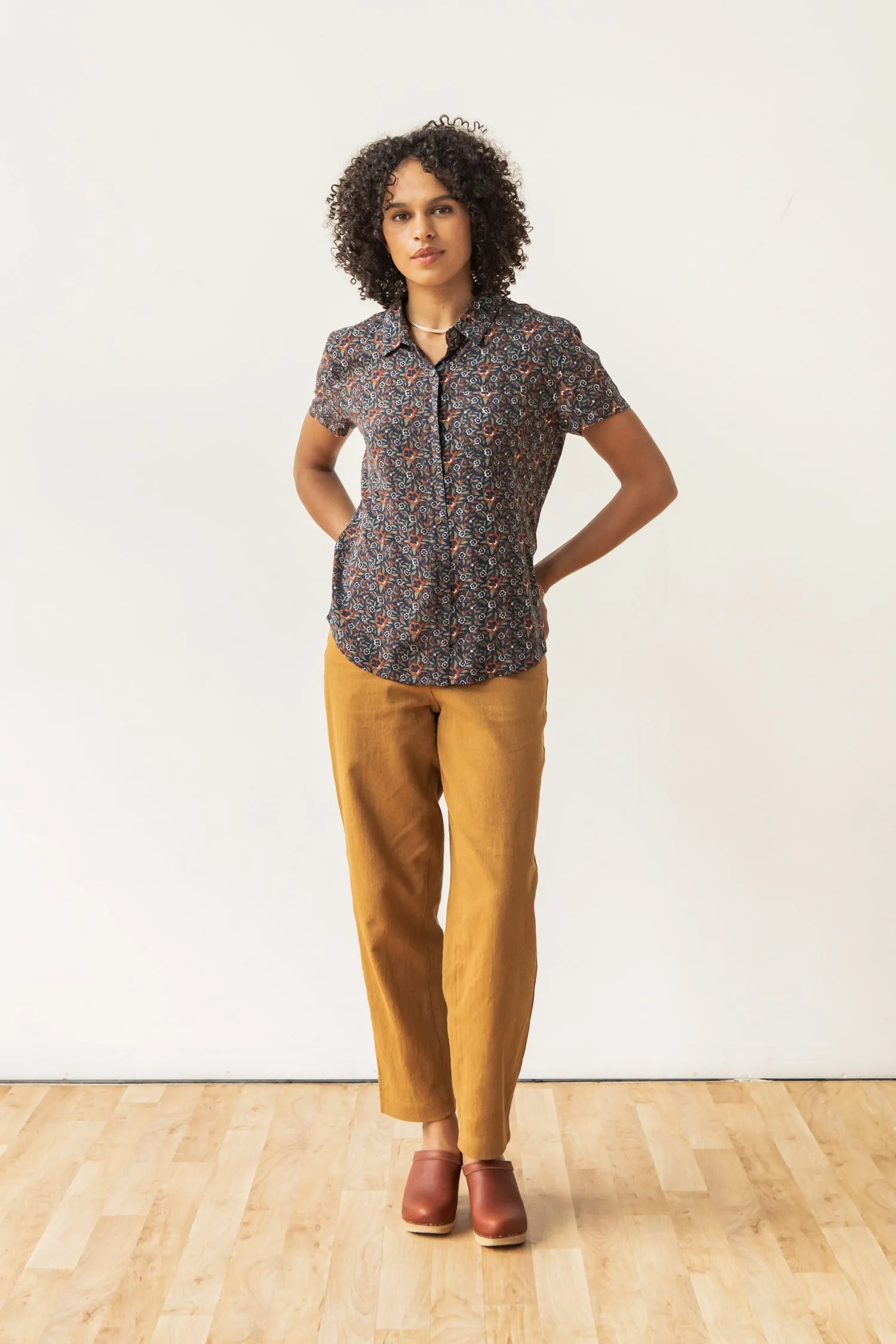 Lana Shirt / Midnight Floral