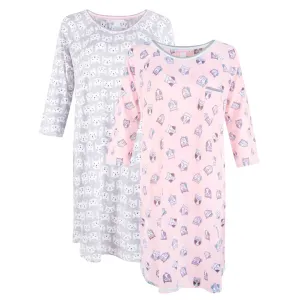 Lightweight Night Gown - 2 Pack