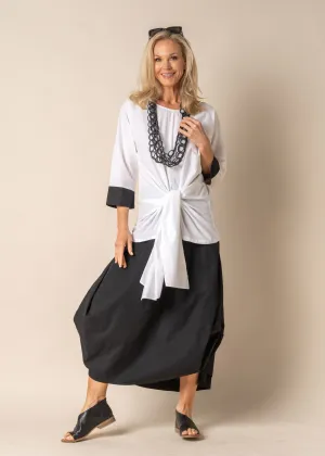 Lilia Cotton Top in White