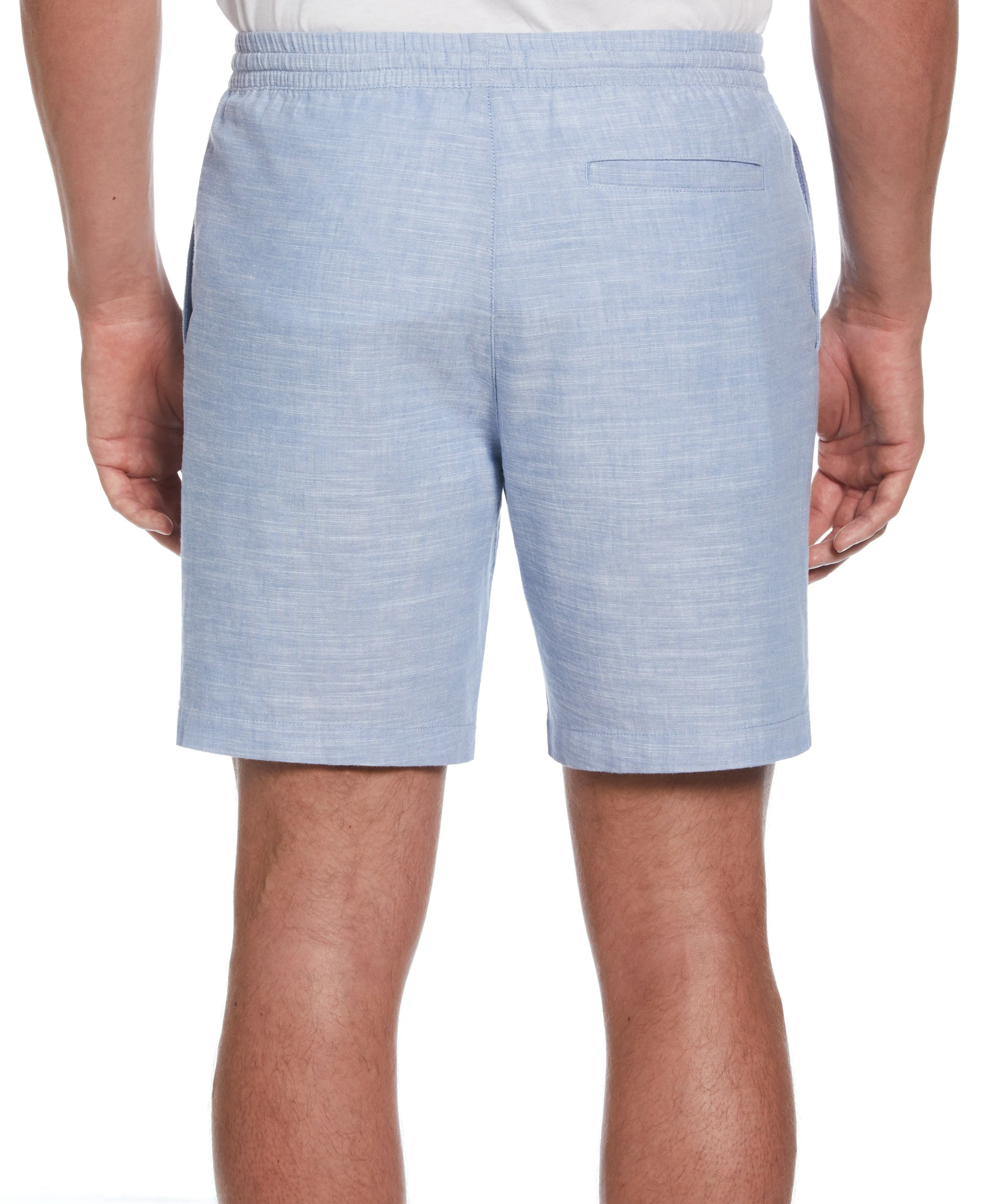 Linen Blend 8" Cross Dyed Slub Short