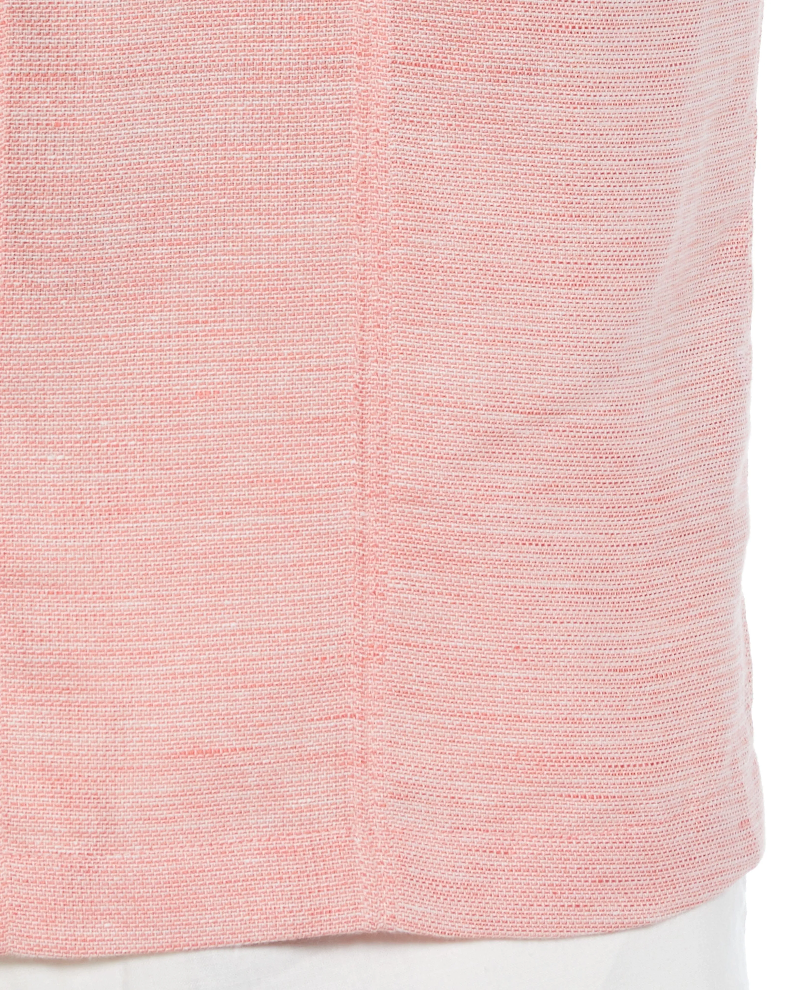 Linen Blend Tuck Panel Dobby Shirt