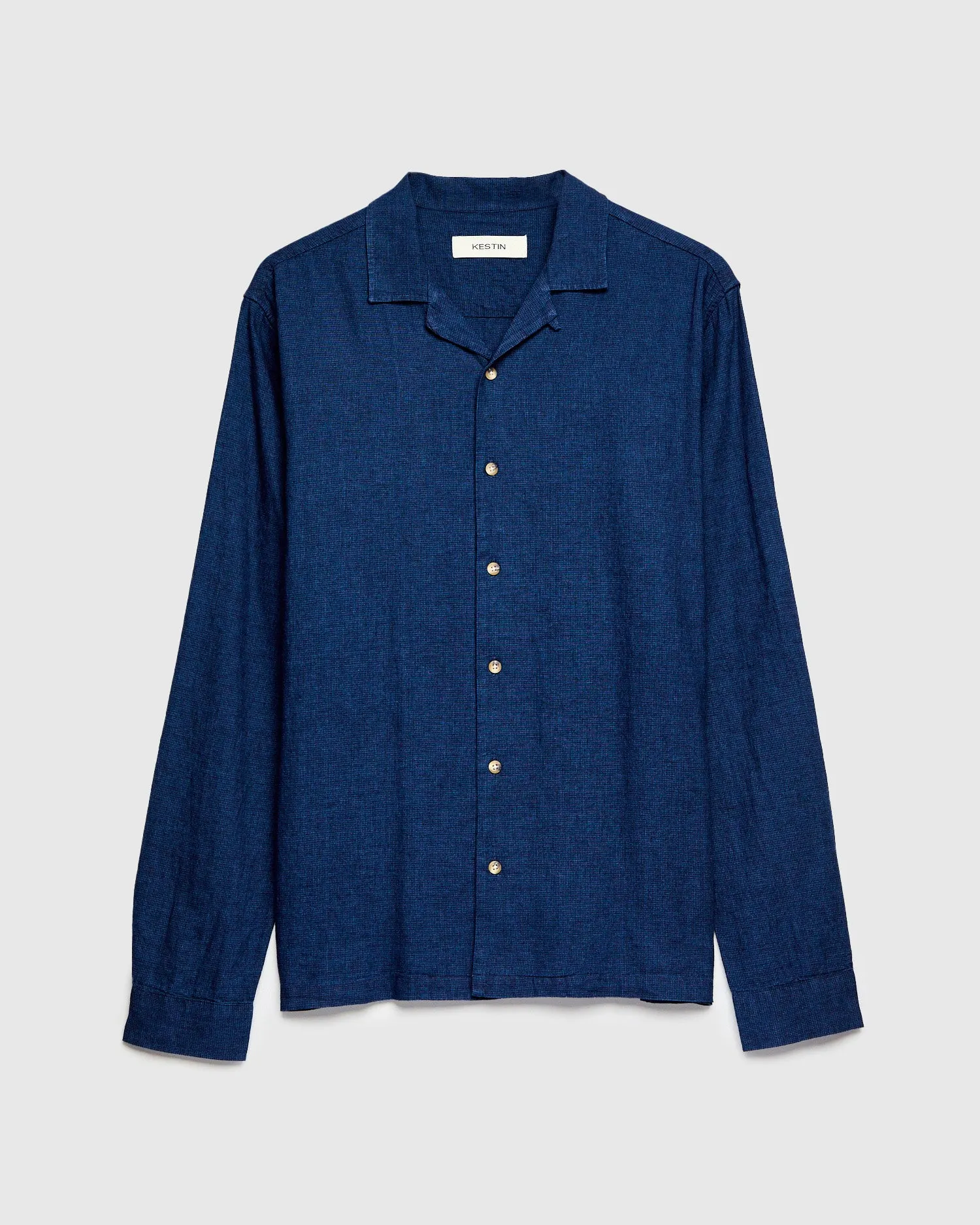 Linen Tain Shirt in Indigo