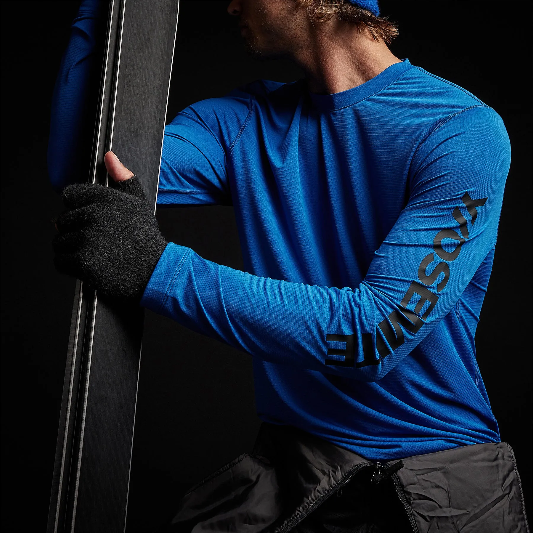 Long Sleeve Performance Crew - Baltic Blue