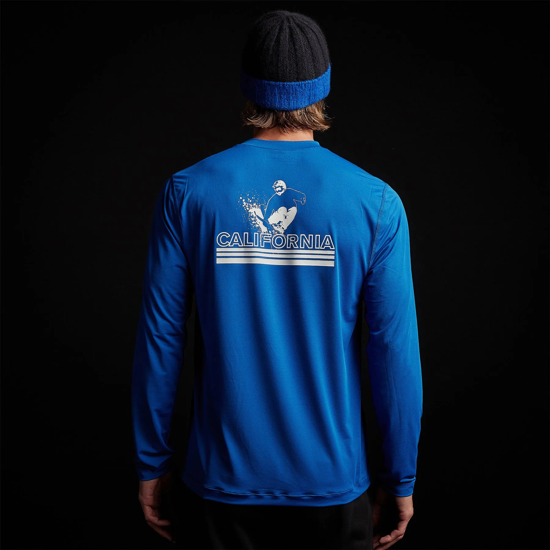 Long Sleeve Performance Crew - Baltic Blue