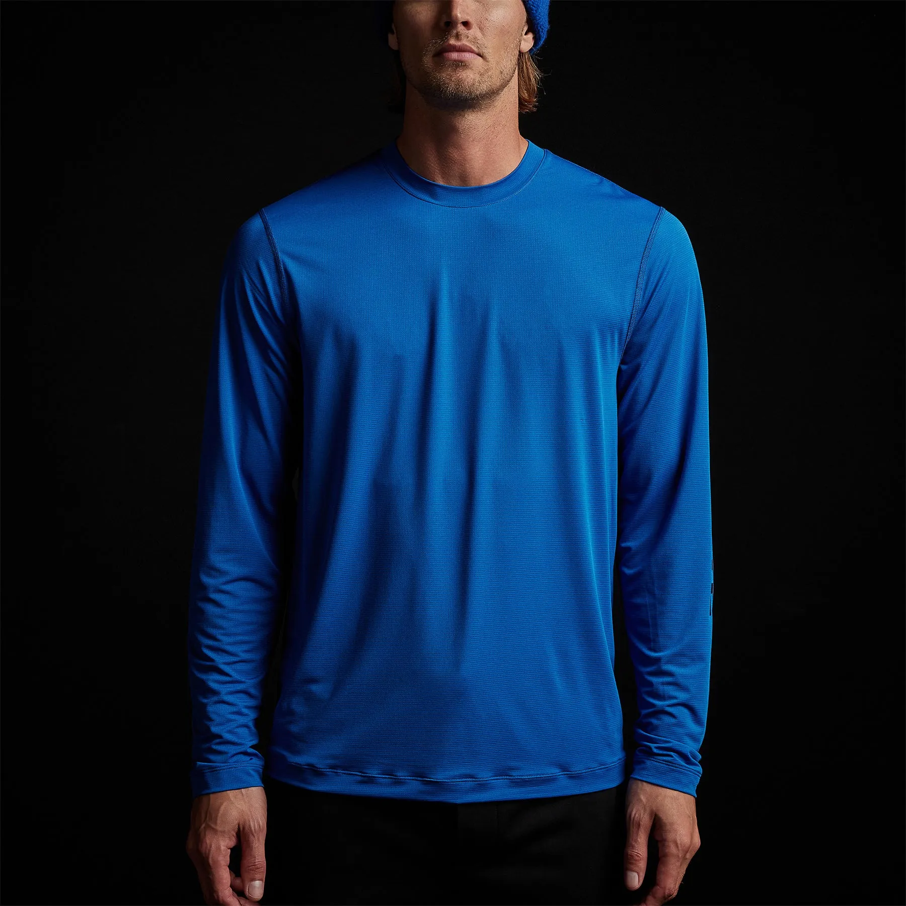 Long Sleeve Performance Crew - Baltic Blue