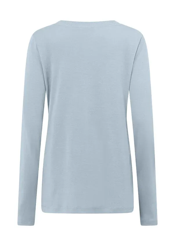 Lorna Jane Lotus Long Sleeve Top - Glacier Blue