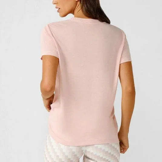 Lorna Jane Lotus T-Shirt - Sunkissed Peach
