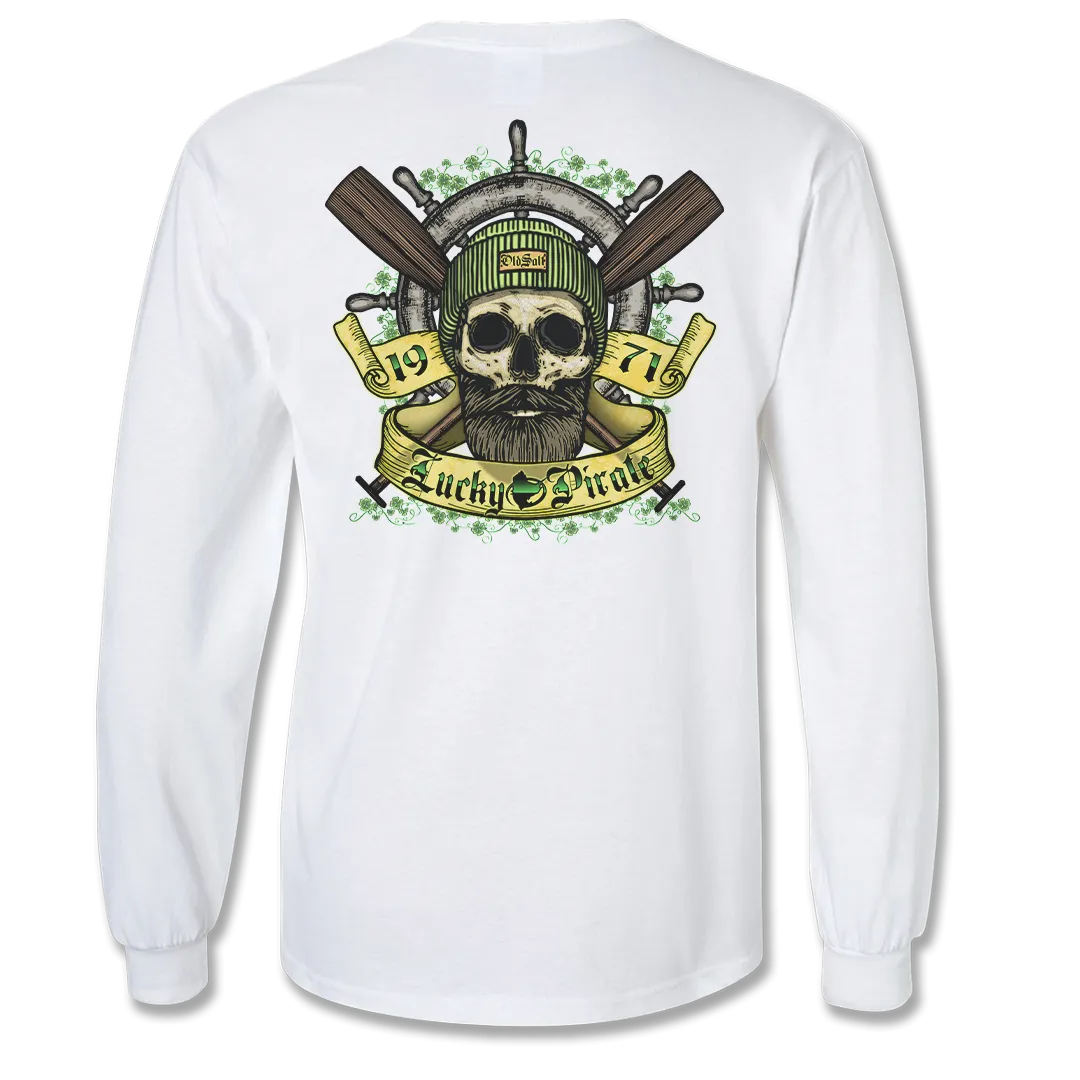 Lucky Pirate - Long Sleeve T-Shirt - White