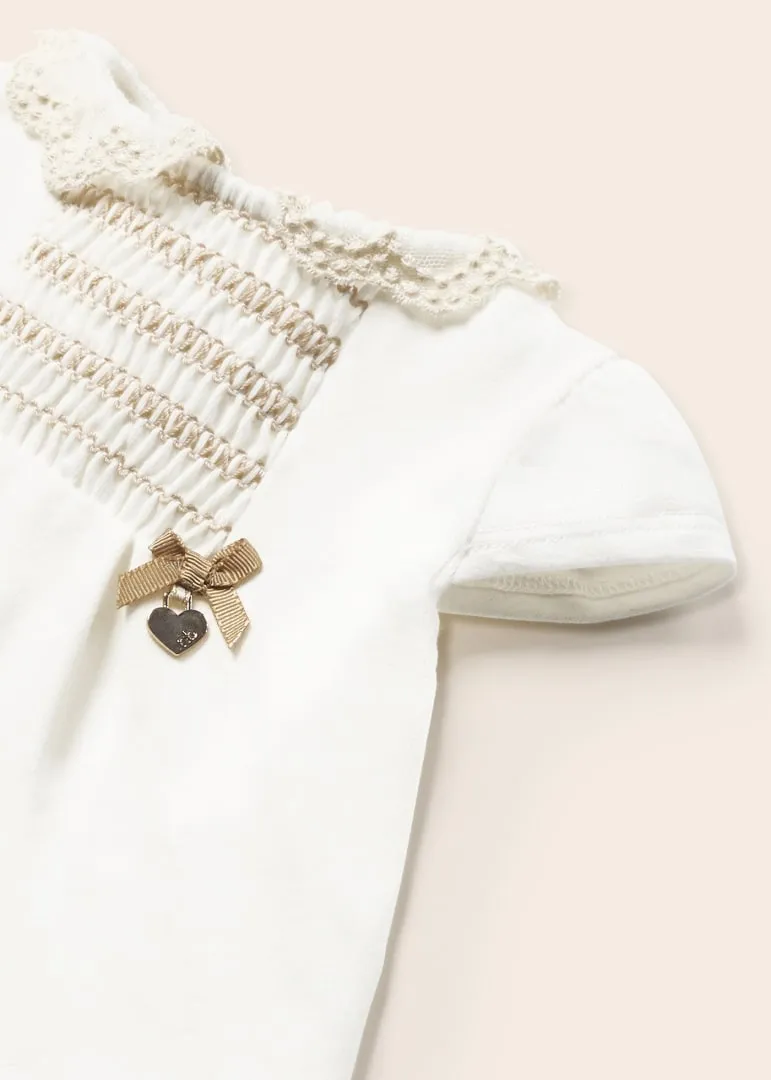 Mayoral Baby Girls 2PC Linen Set