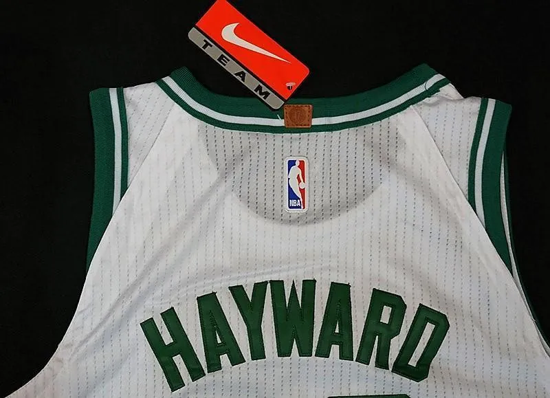 Men 20 Gordon Hayward Jersey White Boston Celtics Swingman Jersey Player