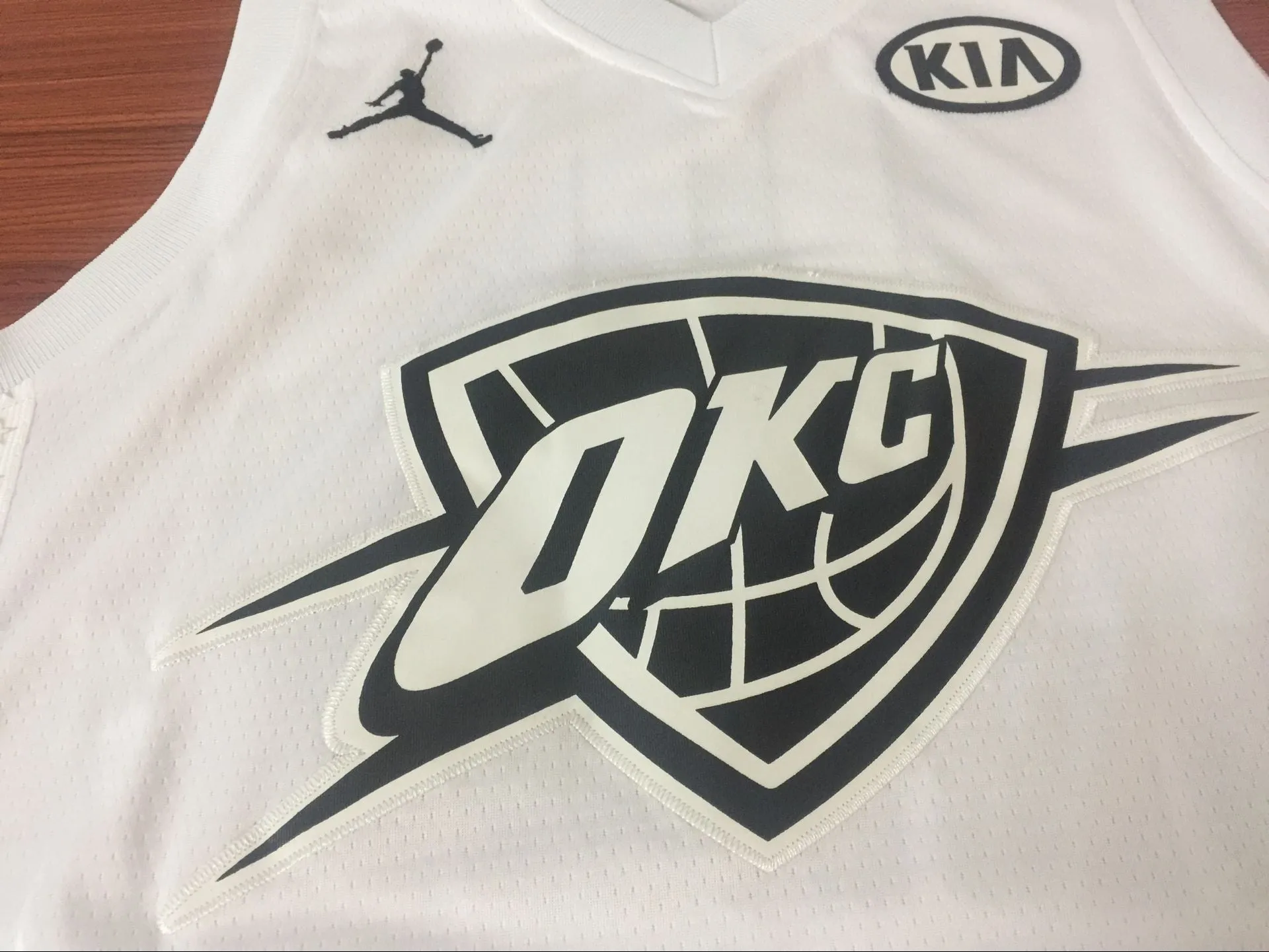 Men 2018 All Star 0 Russell Westbrook Jersey White Oklahoma City Thunder
