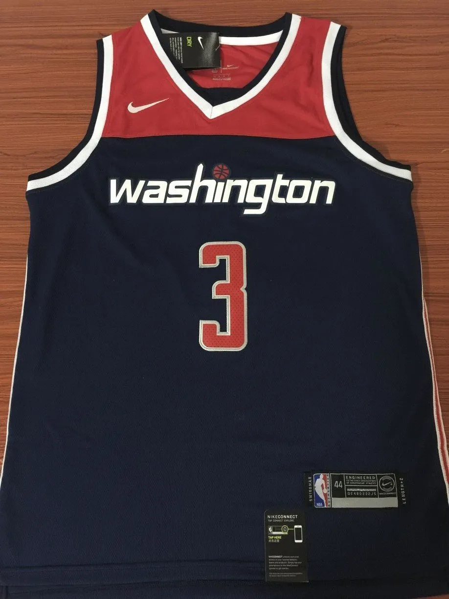 Men 3 Bradley Beal Jersey Black Washington Wizards Swingman Fanatics