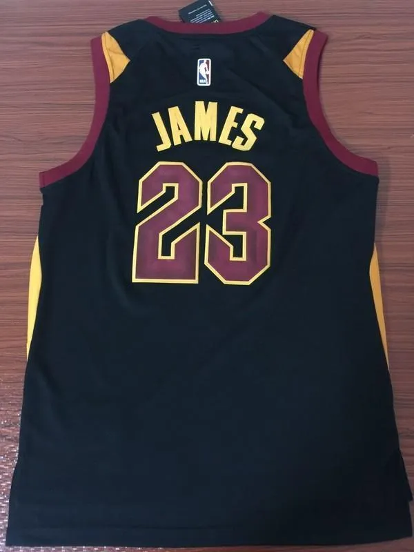 Men CAVS 23 Lebron James Jersey Black Cleveland Cavaliers Jersey Fanatics