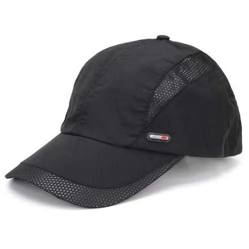 Men Hat Breathable Polyester Acrylic Outdoor Sports Golf Mesh Baseball Cap