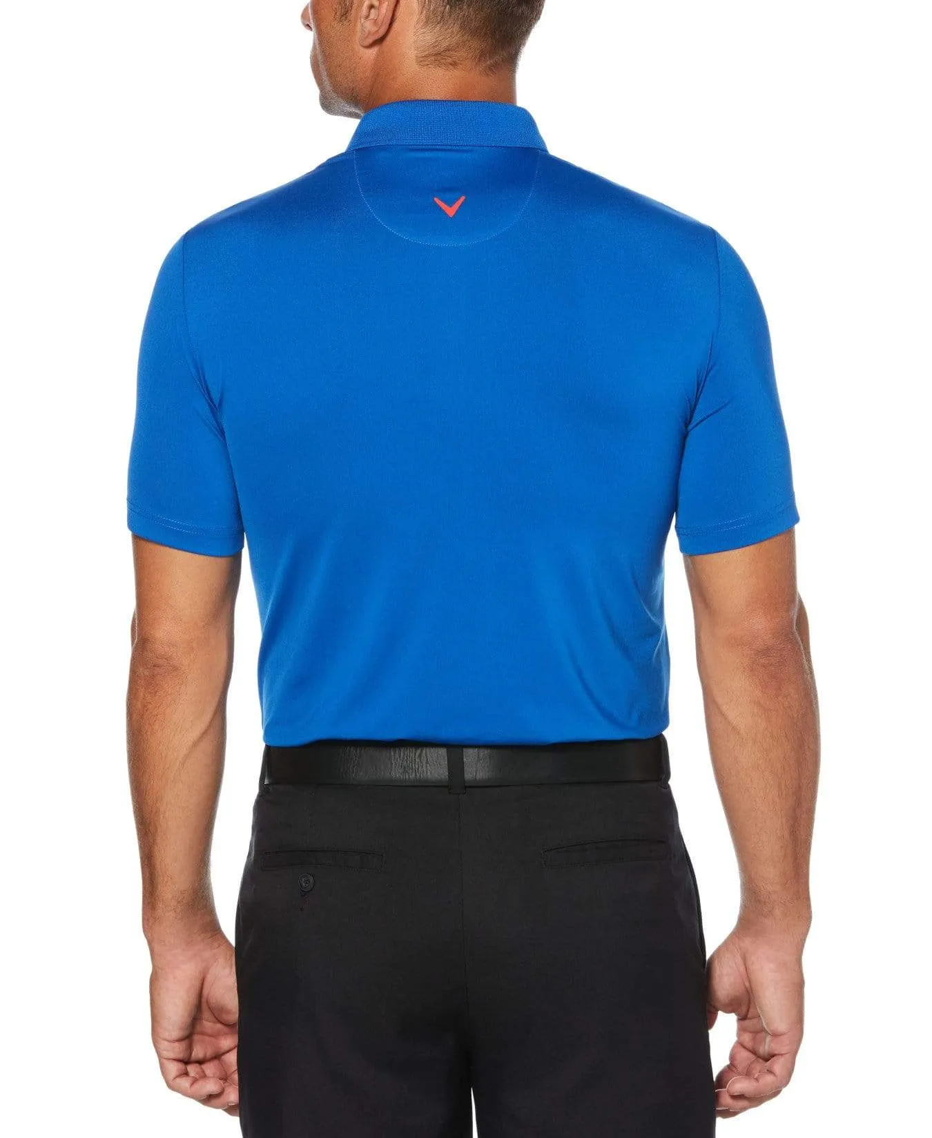 Mens Chest Print Polo