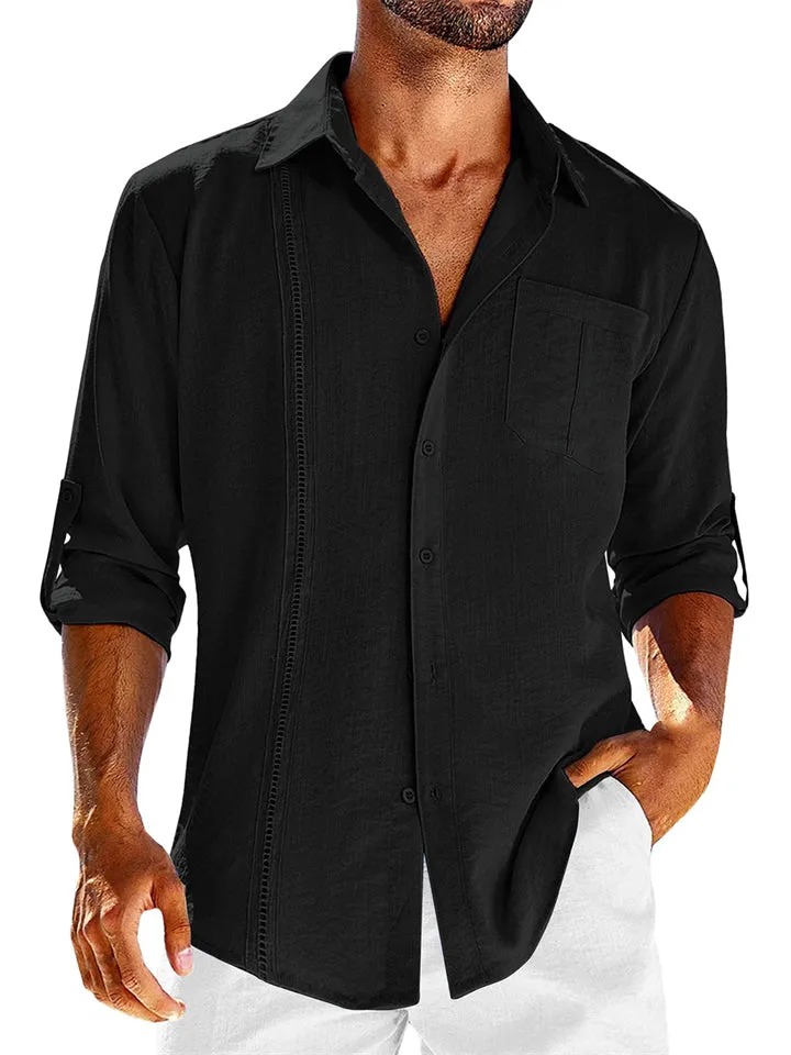 Men's Comy Cotton Linen Beach Shirts