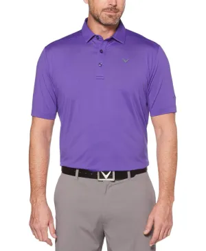 Mens Cooling Micro Hex Polo With Chevron