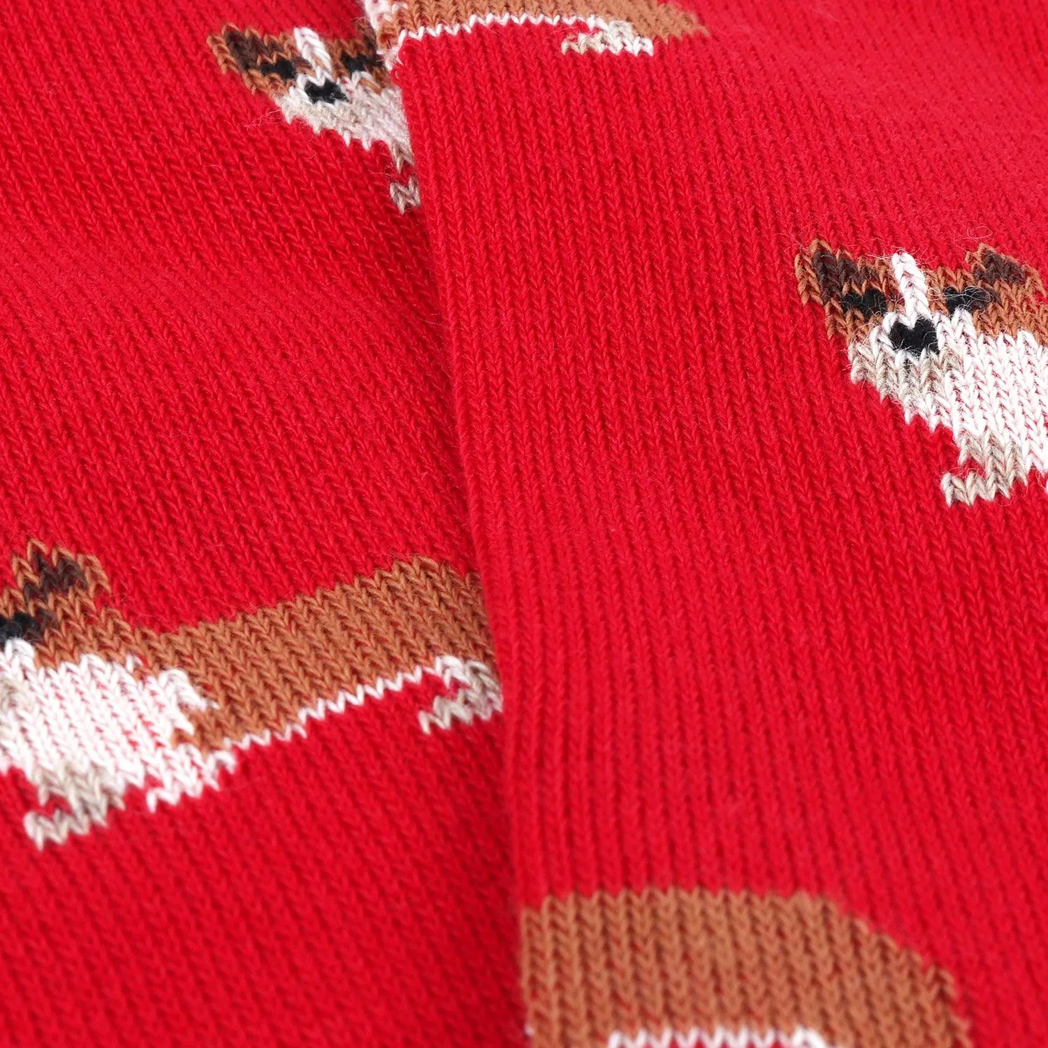 Men's Corgi Dog Cotton Socks